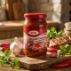 Tomatenzubereitung - Adschika, mit Knoblauch, 212 g