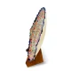 Lagan, geschnitzt, oval, KaraKalam KO3, Rishtan Keramik, 34 х 42 cm
