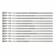 Set aus 12 Spießen 50 cm mit Gravur - Biermathematik