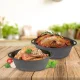 Кастрюля жаровня утятница овальная чугунная