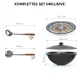Set - Kasan 12 L + Lagan Ø 37 cm + Schaumlöffel 48 cm + Schöpfkelle 48 cm