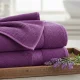 Handtuch, Farbe violett, Baumwolle 100 %