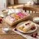 Bliny, Pfannkuchen Rollen mit Quark und Sauerkirschen, handgemacht, Alexander, 450 g