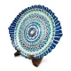 Lagan, geschnitzt, oval, Mehrob M, Rishtan Keramik, Ø 42-35 cm