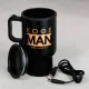Термокружка с USB - Кофе man, нержавеющая сталь, 450 мл