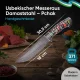 Usbekischer Messer aus Damaststahl – Pchak, 30,5 cm
