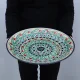 Lagan mit Deckel- KaraKalam LK-004, Rischtan Keramik, Ø 42 cm