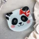 Teller - Pandamädchen, Glas, 15 x 13 cm