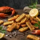 Сухарики пшенично-ржаные - Flint, со вкусом краба, 70 г