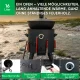 Utschak Feuerofen Ø 44 cm + Gusseisen-Kasan 16 l, Ø 46,5 cm, flacher Boden + Küchenzubehör, Usbekischer Kochtopf aus Gusseisen