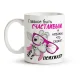 Tasse - Design Glavnoe byit schastlivyim, Keramik, 330 ml