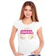 T-Shirt für Frauen - Design Dochenka-pridochenka, Baumwolle