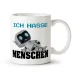 Tasse - Ich Hasse Menschen, Keramik, 330 ml