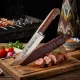 Usbekischer Messer Pchak, 29 cm mit Gravur G022 - Grill Meister