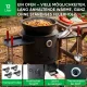 Utschak Feuerofen Ø 40 cm + Gusseisen-Kasan 12 L, runder Boden + Küchenzubehör, Usbekischer Kochtopf aus Gusseisen