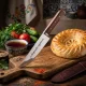 Узбекский нож Пчак, 29 см с гравировкой G008 - Королева кухни
