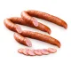 Brühwurst - Uletnaja, mit Knoblauch, Schweinefleisch, Tri Porosenka, 3 х 380 g