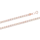 Damenarmband, Rot- / Gold 585°, Länge 19 cm