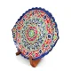 Lagan, geschnitzt, oval, KaraKalam KO3, Rishtan Keramik, 34 х 42 cm