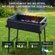 Mangal SchaschlykOFF 50 für 8 Spieße, klappbar, 2 mm Stahl