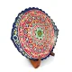Lagan, geschnitzt, oval, KaraKalam KO2, Rishtan Keramik, 34 х 42 cm