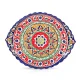 Lagan, geschnitzt, oval, KaraKalam KO1, Rishtan Keramik, 34 х 42 cm