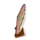 Lagan, geschnitzt, oval, KaraKalam KO2, Rishtan Keramik, 34 х 42 cm
