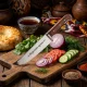 Узбекский нож Пчак, 29 см с гравировкой G008 - Королева кухни