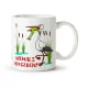 Tasse - Niemals aufgeben!, Keramik, 330 ml