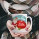 Кружка именная - Frohe Weihnachten, 2026, керамика, 330 мл