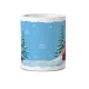 Tasse - S Novym Godom. Weihnachtsmann und Hasen, Keramik, 330 ml