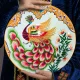 Ляган - Жар Птица Х3, Риштан керамика, Ø 42 см